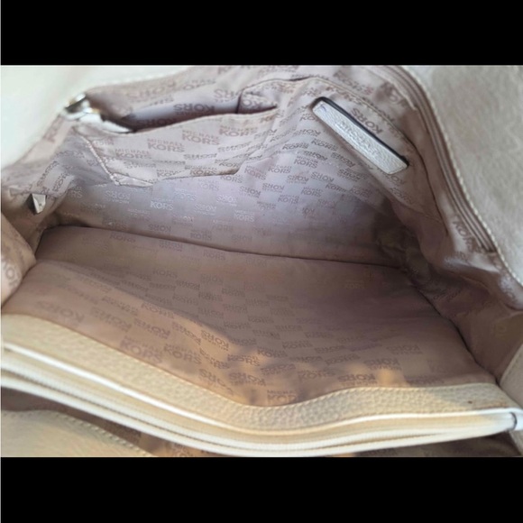 MICHAEL KORS HAMILTON LARGE HERITAGE WHITE - Picture 5 of 8